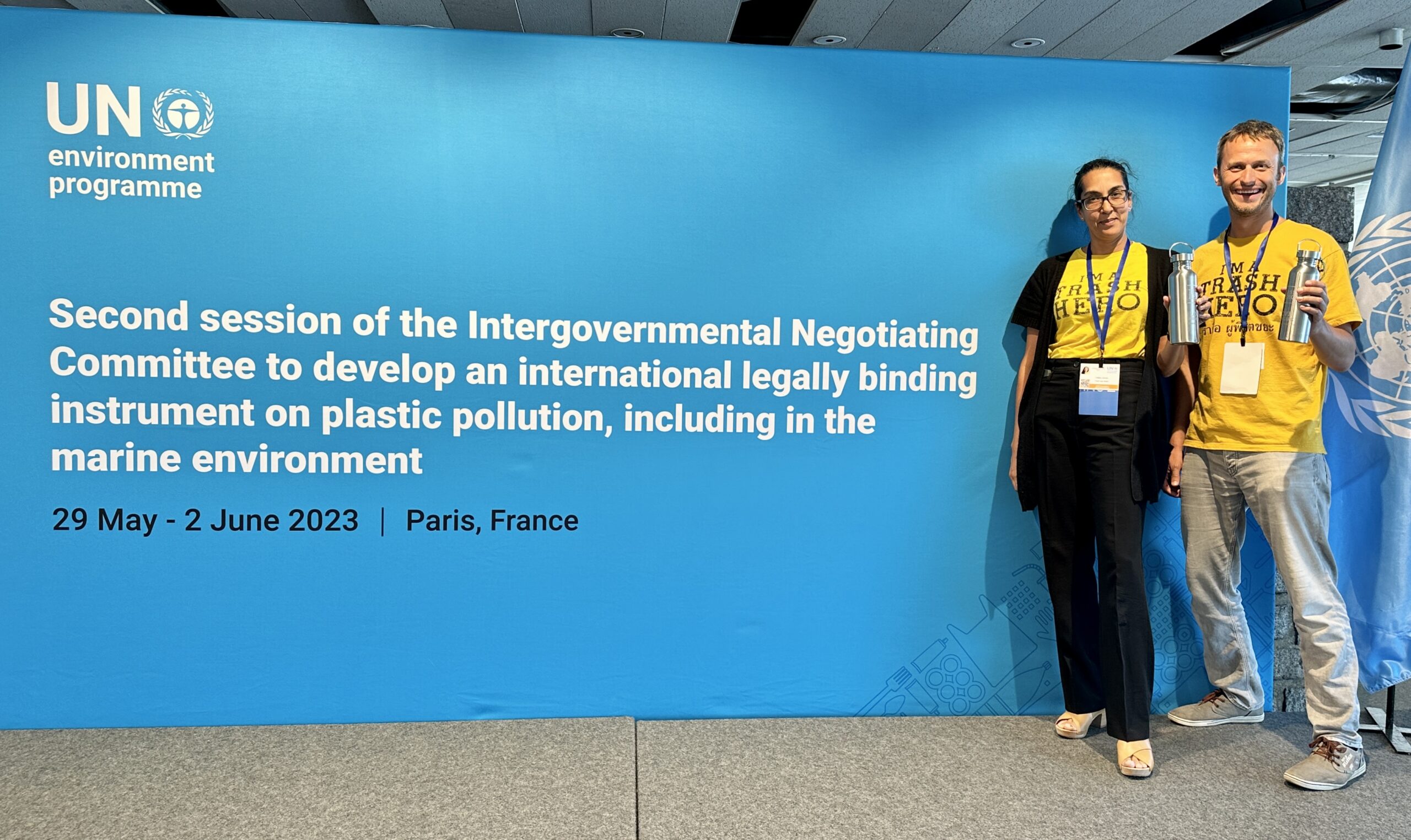 Trash Hero attends Global Plastics Treaty talks in Paris